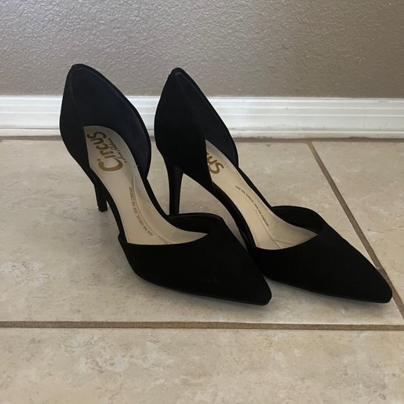 Circus by Sam Edelman Black Pointed Toe Heels - Picture 1 of 12